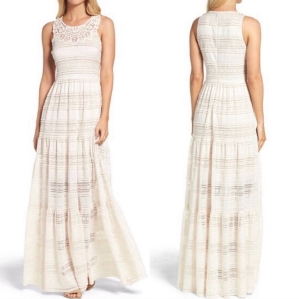 NWOT crochet maxi dress